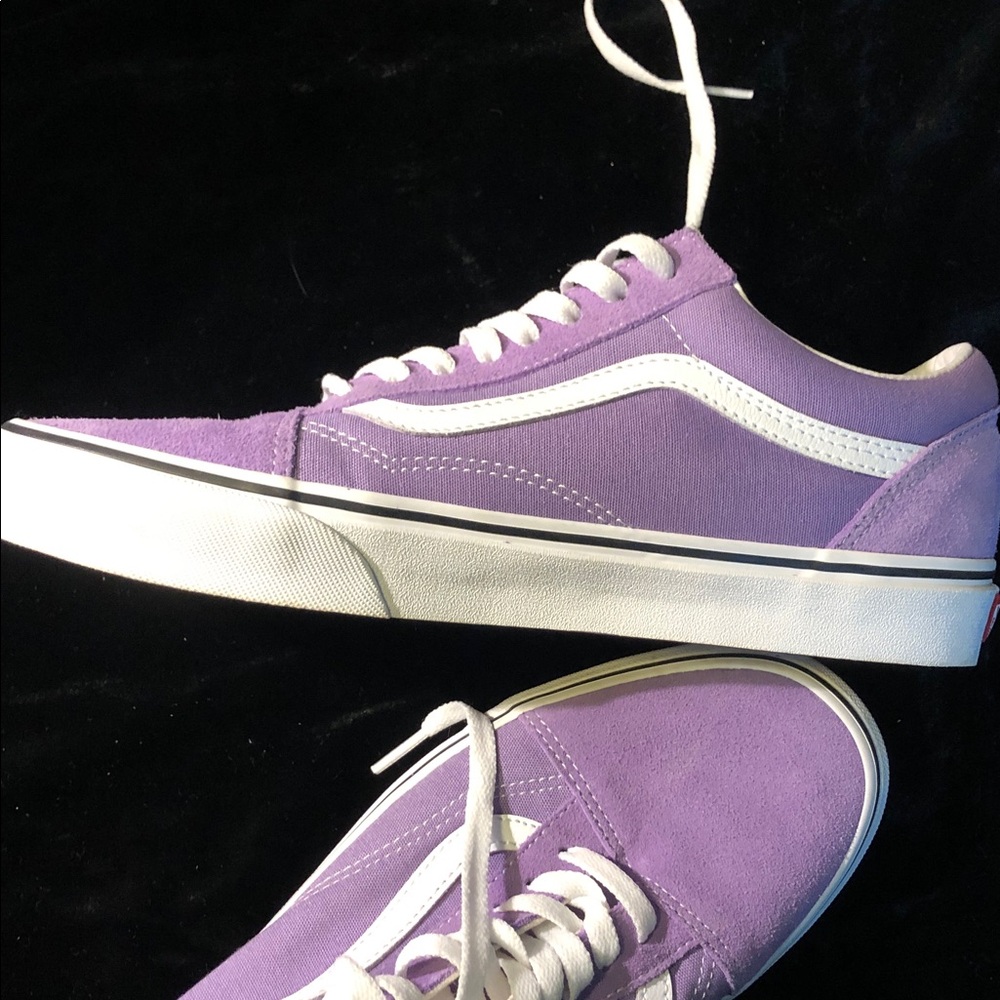 Vans Chalk Purple NEW 9.5 men 11 women sneakers - Picture 6 of 7